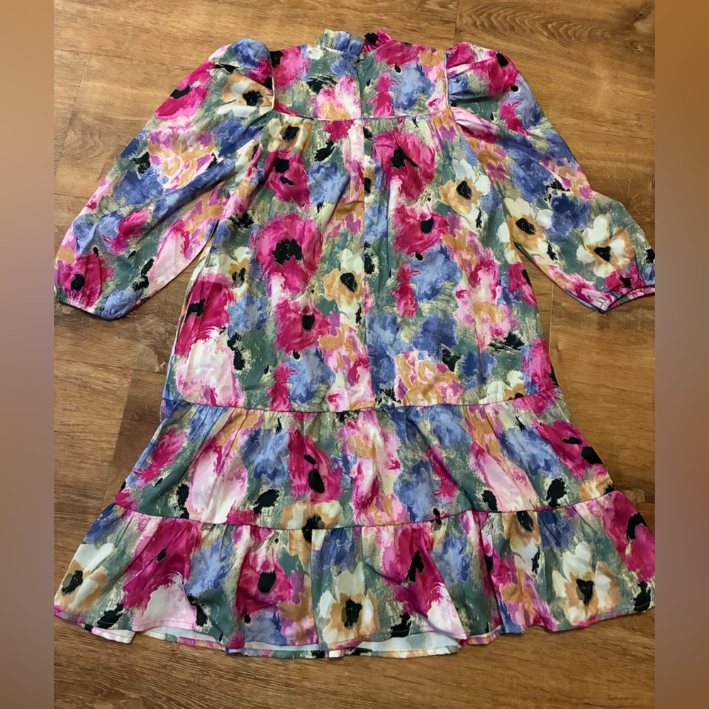 Mint Girls floral dress size XL 12/14 - Picture 2 of 6